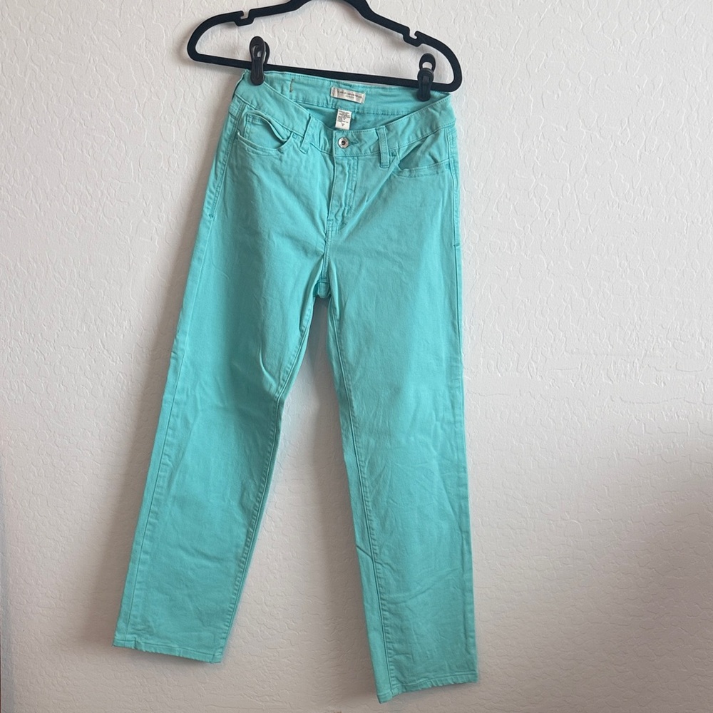 Christopher Blue Turquoise Jeans Size 2